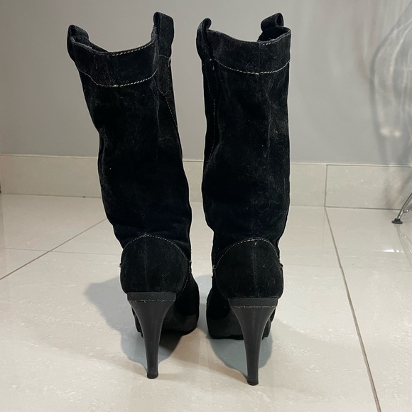 Dollhouse Faux Suede Slouch Boots - Picture 3 of 4